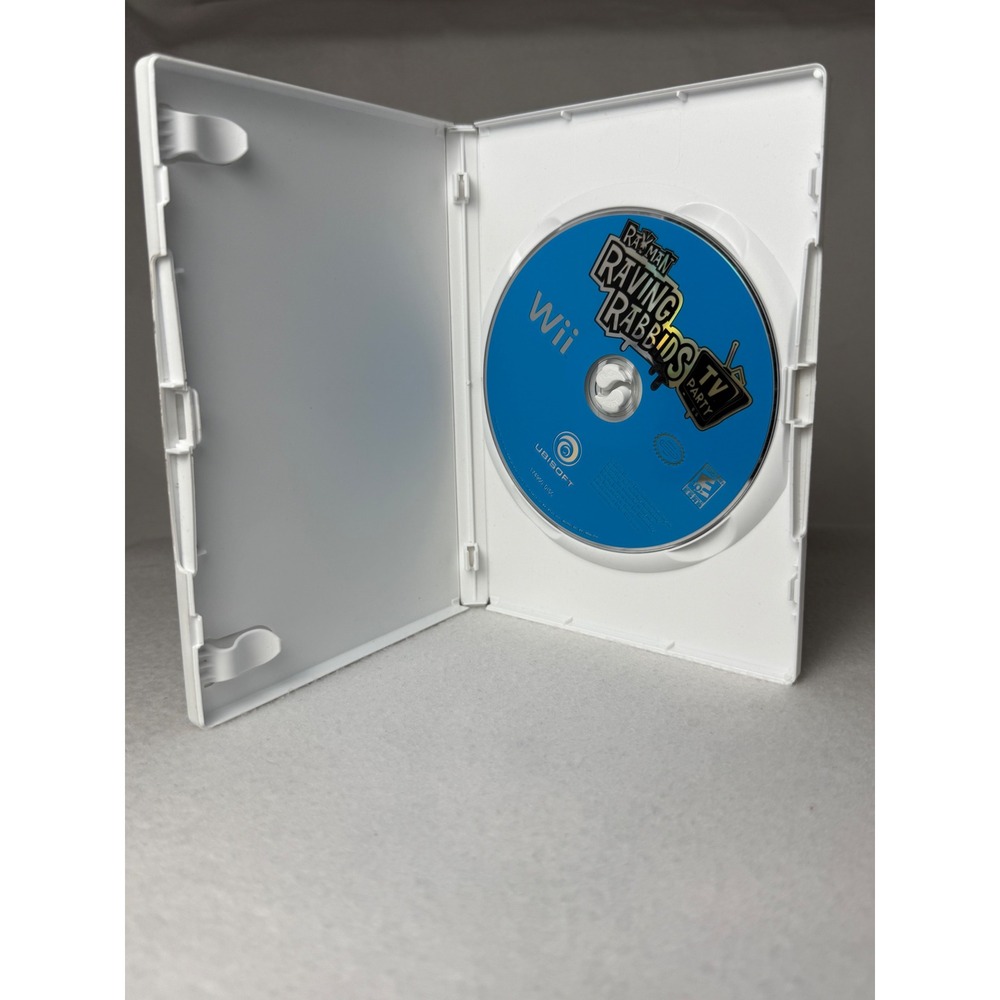 Rayman Raving Rabbids TV Party Nintendo Wii Ubisoft 2008 Game RVL-P-RY3E - Picture 2 of 6